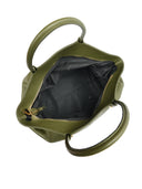 Isabella Rhea Geanta de mana  Delphine piele naturala Verde militar