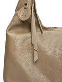 Borsa a tracolla Isabella Rhea Zinia, pelle naturale, Tortora