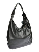 Borsa a tracolla Isabella Rhea Zinia, pelle naturale, Nero