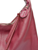 Borsa a tracolla Isabella Rhea Zinia, pelle naturale, rosso ciliegia