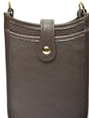 Isabella Rhea Geanta Postas Calina piele naturala Maro inchis