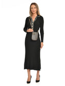 Isabella Rhea Geanta Postas Calina piele naturala Maro inchis