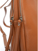 Isabella Rhea Rucsac Magda piele naturala Coniac