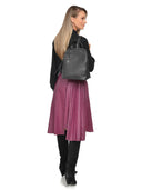 Isabella Rhea Rucsac Magda piele naturala Negru