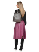 Isabella Rhea Rucsac Magda piele naturala Maro inchis