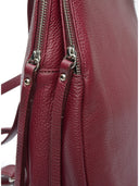 Isabella Rhea Rucsac Magda piele naturala Visiniu