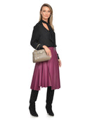 Isabella Rhea Geanta de mana  Melania piele naturala Taupe