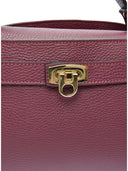 Isabella Rhea Geanta de mana  Melania piele naturala Visiniu