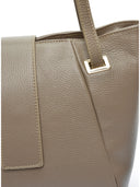 Borsa a tracolla Isabella Rhea Selma in pelle naturale Taupe