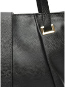 Borsa a tracolla Isabella Rhea Selma, pelle naturale, Nero