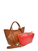 Isabella Rhea Geanta de mana  Tatiana piele naturala Coniac