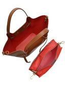 Isabella Rhea Geanta de mana  Tatiana piele naturala Coniac