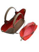 Isabella Rhea Geanta de mana  Tatiana piele naturala Taupe