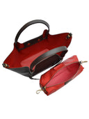 Isabella Rhea Geanta de mana  Tatiana piele naturala Maro inchis