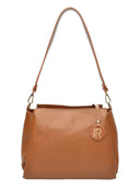 Borsa a tracolla Isabella Rhea Ximena, pelle naturale, Cognac