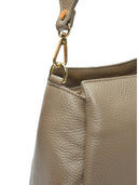 Borsa a tracolla Isabella Rhea Ximena in pelle naturale Taupe