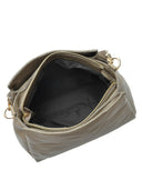 Borsa a tracolla Isabella Rhea Ximena in pelle naturale Taupe