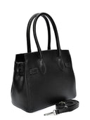 Isabella Rhea Geanta de mana  Yasmine piele naturala Negru