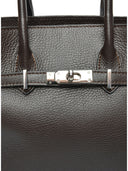 Isabella Rhea Geanta de mana  Yasmine piele naturala Maro inchis