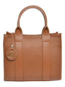 Isabella Rhea Geanta de mana  Zofia piele naturala coniac