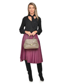 Isabella Rhea Geanta de mana  Cornelia piele naturala Taupe