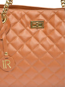 Borsa a tracolla Isabella Rhea Liora, vera pelle color cognac