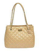 Borsa a tracolla Isabella Rhea Liora, pelle naturale, tortora