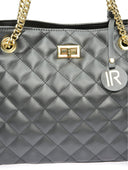 Borsa a tracolla Isabella Rhea Liora, pelle naturale, Nero