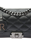 Borsa a tracolla Isabella Rhea Seraphina, pelle naturale, Nero