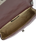 Borsa a tracolla Isabella Rhea Seraphina, pelle naturale, vino