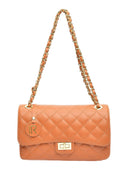 Borsa a tracolla Isabella Rhea Alisa, pelle naturale, Cognac