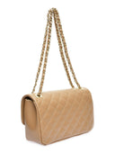 Borsa a tracolla Isabella Rhea Alisa in pelle naturale Taupe