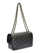 Borsa a tracolla Isabella Rhea Alisa, pelle naturale, Nero