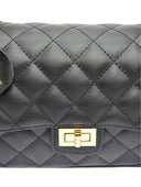 Borsa a tracolla Isabella Rhea Alisa, pelle naturale, Nero