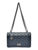 Isabella Rhea Geanta de umar Dasha piele naturala Albastru inchis