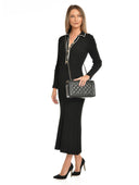 Isabella Rhea Geanta de umar Dasha piele naturala Negru