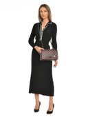 Borsa a tracolla Isabella Rhea Dasha, pelle naturale, rosso ciliegia