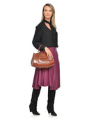 Isabella Rhea Geanta de mana  Frederika piele naturala Maro