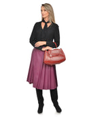 Isabella Rhea Geanta de mana  Frederika piele naturala Rosu