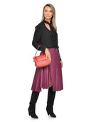 Isabella Rhea Geanta de mana  Hilda piele naturala Rosu