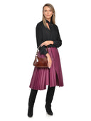 Isabella Rhea Geanta de umar Ursula piele naturala maro