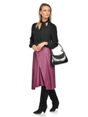 Isabella Rhea Geanta de umar Ursula piele naturala Negru