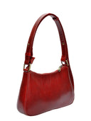 Isabella Rhea Geanta de umar Ursula piele naturala rosu