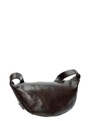 Isabella Rhea Geanta Postas Anouk piele naturala Maro inchis