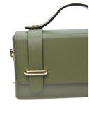 Isabella Rhea Geanta de mana  Isolde piele naturala Verde militar