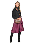 Isabella Rhea Geanta Postas Lisette piele naturala Maro