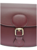 Isabella Rhea Geanta Postas Lisette piele naturala Visiniu