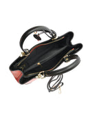 Isabella Rhea Geanta de mana  Livia piele naturala negru rosu