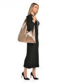 Isabella Rhea Geanta de umar Carlotta piele naturala Bronz