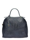 Isabella Rhea Geanta de mana  Miroslava piele naturala Albastru inchis